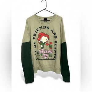 Batman Poison Ivy Graphic Crewneck Sweatshirt‎ Green – Size 2X